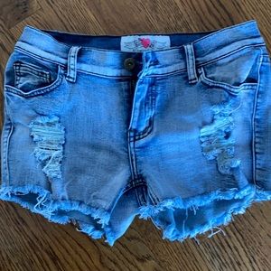 Girls’ denim shorts